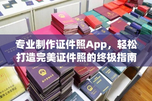 沙湾专业制作证件照App，轻松打造完美证件照的终极指南